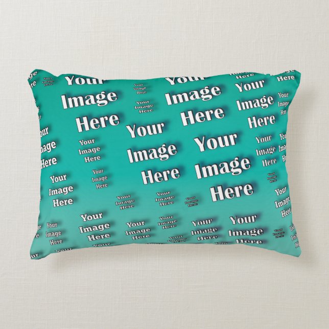 🤍 Create Your Own Custom Template Decorative Pillow (Front)