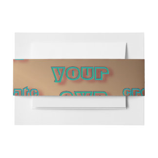 🤍 Create Your Own Custom Template Invitation Belly Band