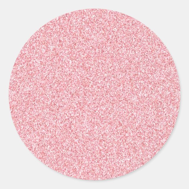 Create Your Own Custom Text Blank Rose Gold Classic Round Sticker (Front)