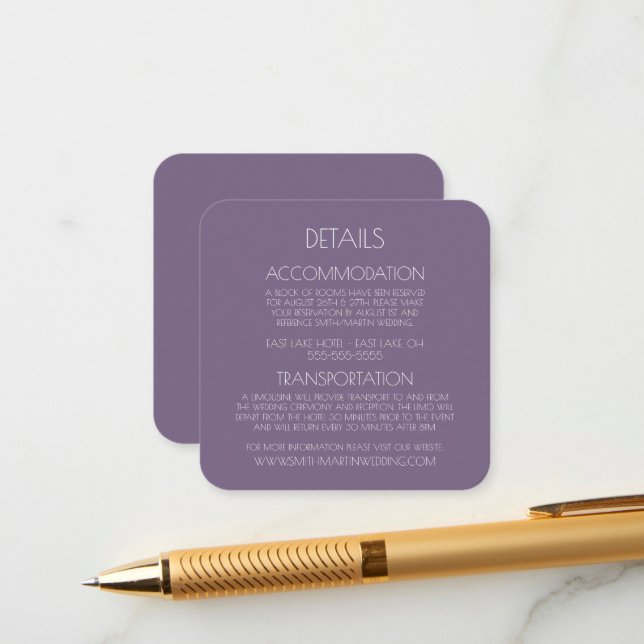 Create Your Own Custom Text Enclosure Card (Front/Back In Situ)