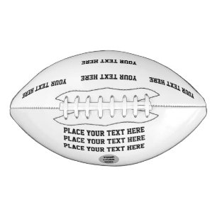 Create Your Own Custom Text Football