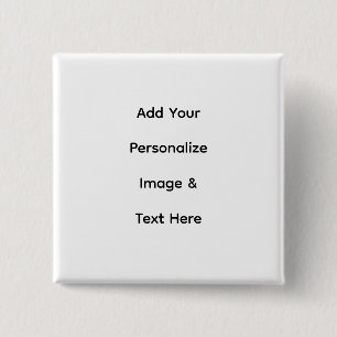 create your own custom text personalize 2 inch square button