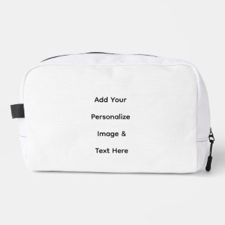 create your own custom text personalize dopp kit