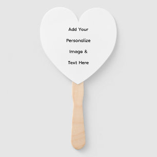 create your own custom text personalize hand fan