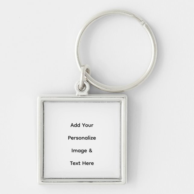 create your own custom text personalize keychain (Front)