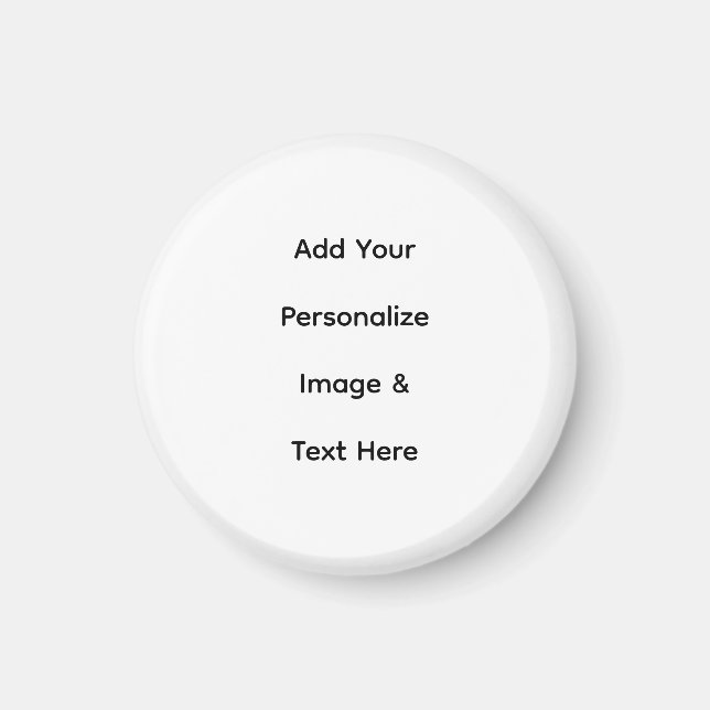 create your own custom text personalize magnet (Front)