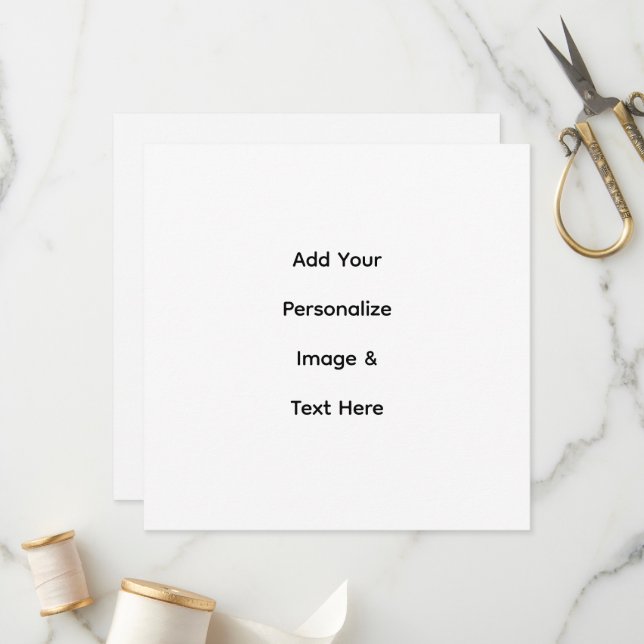 create your own custom text personalize program (Front/Back In Situ)