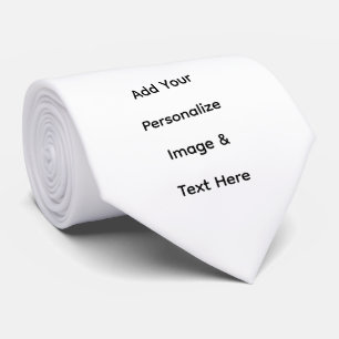 create your own custom text personalize tie