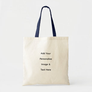 create your own custom text personalize tote bag