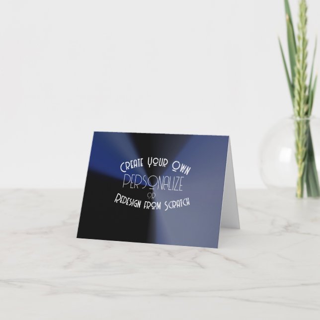 Create Your Own Custom Thank You Card (Front)