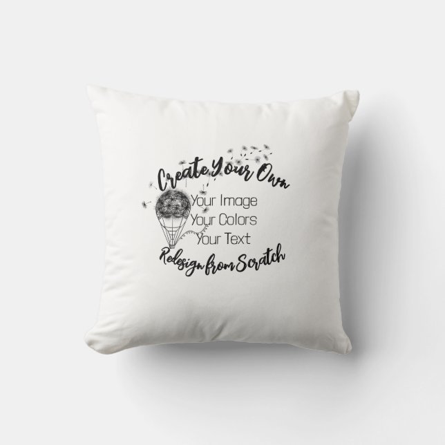 Create Your Own Custom Throw Pillow (Front)