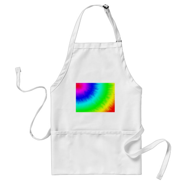 create your own custom tie dye template standard apron (Front)