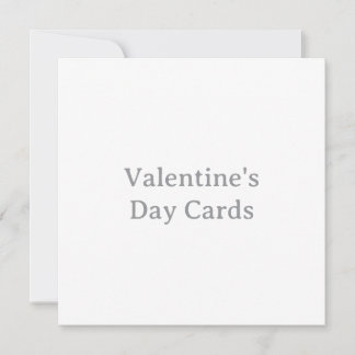 Create Your Own Custom Valentine's Day 5.25" x 5.2 Card