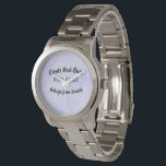 Create Your Own Custom Watch<br><div class="desc">Visit Home Decor Creator on Zazzle to shop our entire collection of fully customizable and easy-to-personalize home accessories! Products include bedding and throw pillows, bar tools and kitchenware, wall art and tabletop displays, custom clocks and more! You can choose from our original design templates or go all in and replace...</div>