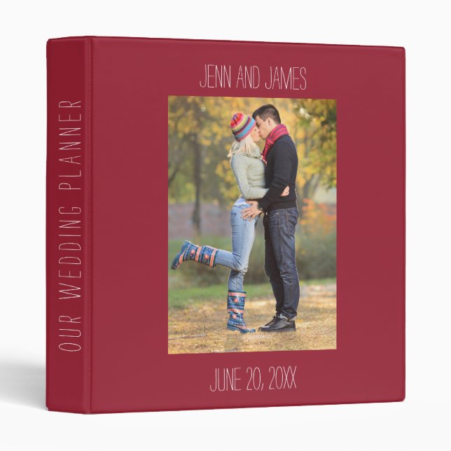 Create Your Own Custom Wedding Planner Binder (Front/Spine)