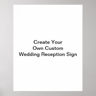 Create Your Own Custom Wedding Reception Sign