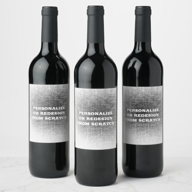 Create Your Own Custom Wine Label (Bottles)