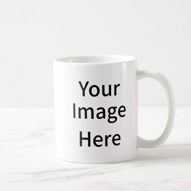 Create Your Own Custom Your Image Here Weddings Coffee Mug (Right)