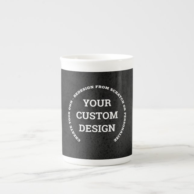 Create Your Own Customised Bone China Mug (Front)