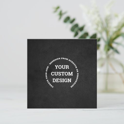 Create Your Own Customised Card Zazzle