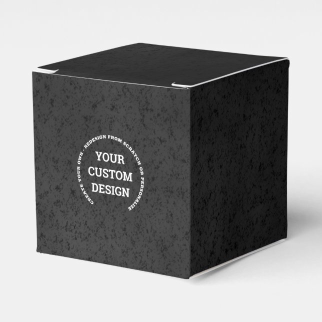Create Your Own Customised Favor Box (Front Side)
