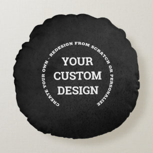 Create Your Own Customised Round Pillow