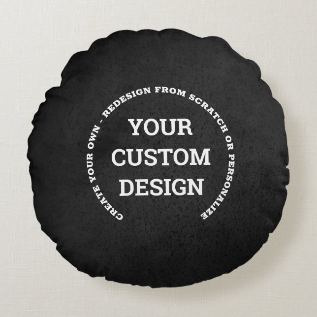 Create Your Own Customised Round Pillow (Front)