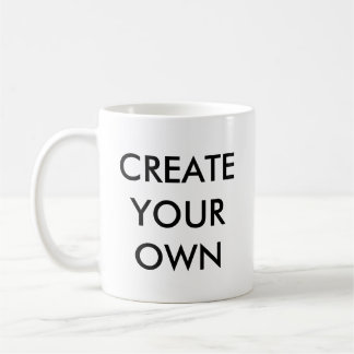 Create Your Own Customizable Large White Mug