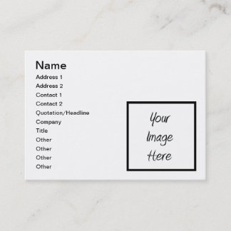 Create Your Own - Customize Blank Business Card