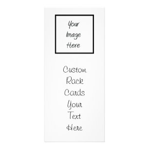 Create Your Own - Customize Blank Rack Card