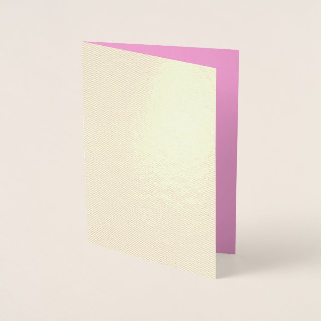 Create Your Own customize Foil Card (Front)