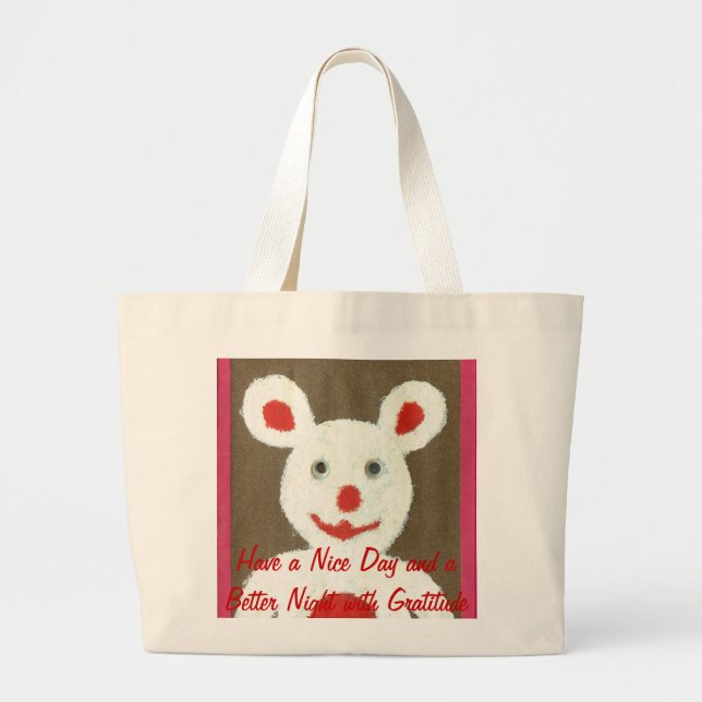 Create your own Customize Product Large Tote Bag (Front)