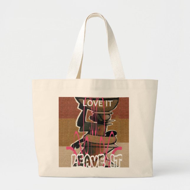 Create your own Customize Product Large Tote Bag (Front)