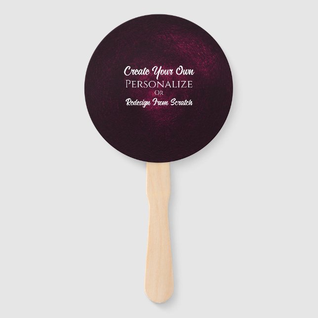 Create Your Own! Customize This Hand Fan (Front)