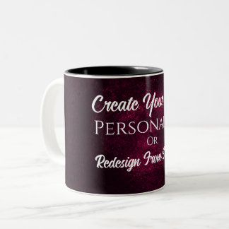 Create Your Own! Customize This Two-Tone Coffee Mug