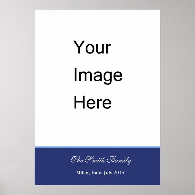 Create your own, customize Zazzle template Poster (Front)
