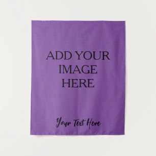 Create Your Own Customized Blank Purple Tapestry