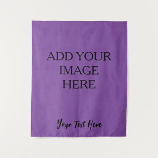 Create Your Own Customized Blank Purple Tapestry