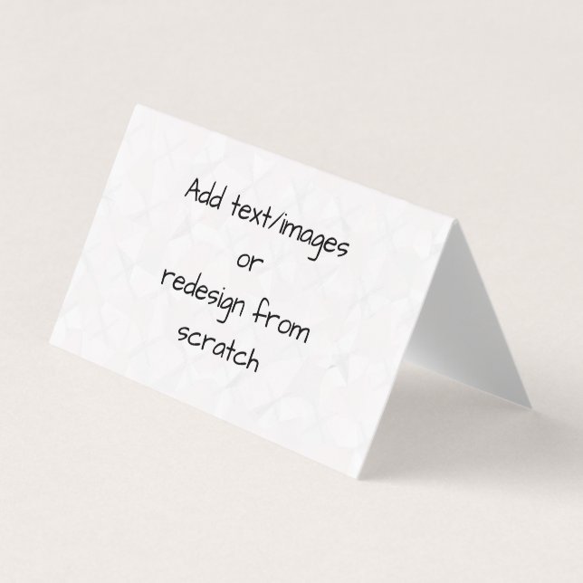 Create Your Own Customized Business Card (Front)