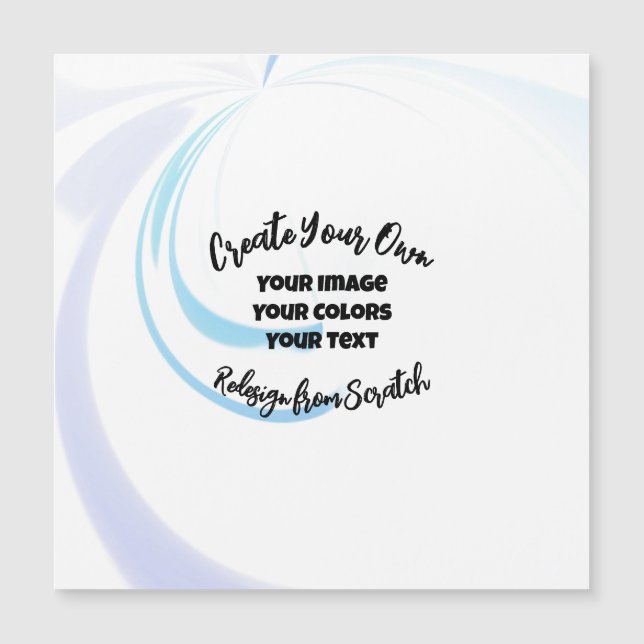 Create Your Own Customized Card (Front)