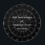 Create Your Own Customized Dartboard<br><div class="desc">Create your own fully customized merch from scratch by replacing the background image currently displayed on this product with an image of your own! Add your own text if desired and choose your favourite colours and styles.</div>
