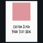 CREATE YOUR OWN CUSTOMIZED FLYER<br><div class="desc">Design your own custom clothing, gifts, novelties, collectibles, party favours and more. Upload your own artwork or photos, add your own words and choose from hundreds of cool fonts and unlimited background colours. Easy to personalize! Great for all occasions, design custom stuff the way you want it, when you need...</div>