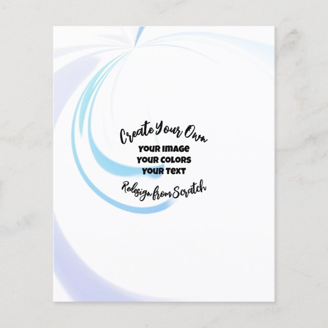 Create Your Own Customized Flyer (Front)