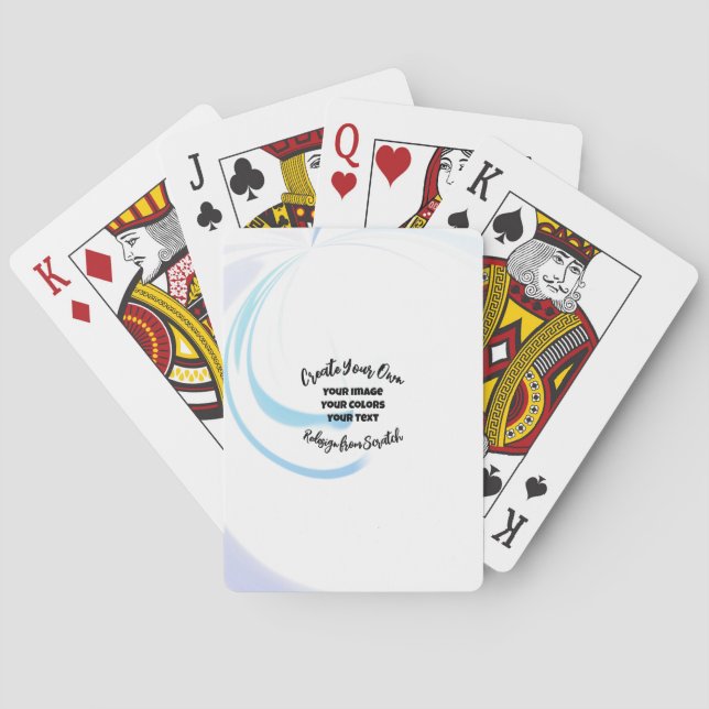 Create Your Own Customized Playing Cards (Back)
