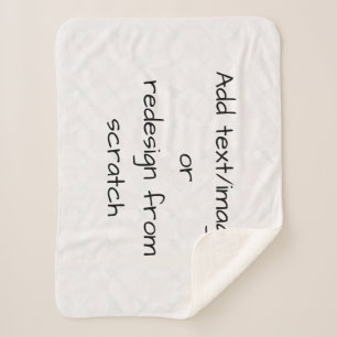 Create Your Own Customized Sherpa Blanket