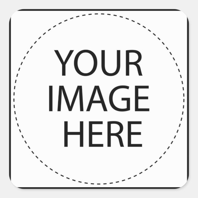 CREATE YOUR OWN CUSTOMIZED SQUARE STICKER (Front)