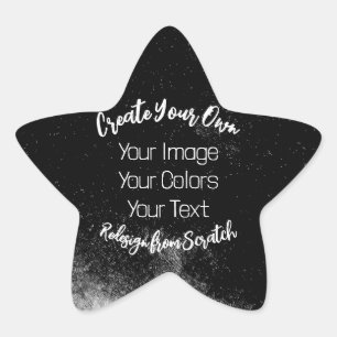 Create Your Own Customized Star Sticker