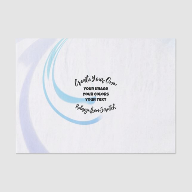 Create Your Own Customized Tissue Paper (Front)