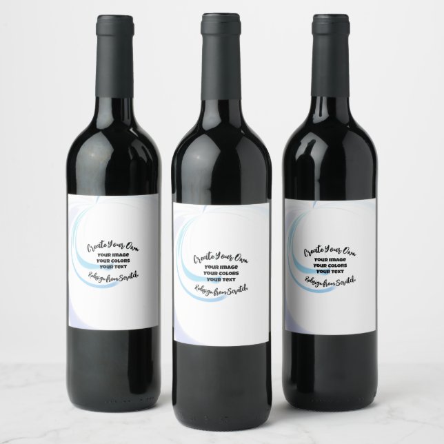Create Your Own Customized Wine Label (Bottles)