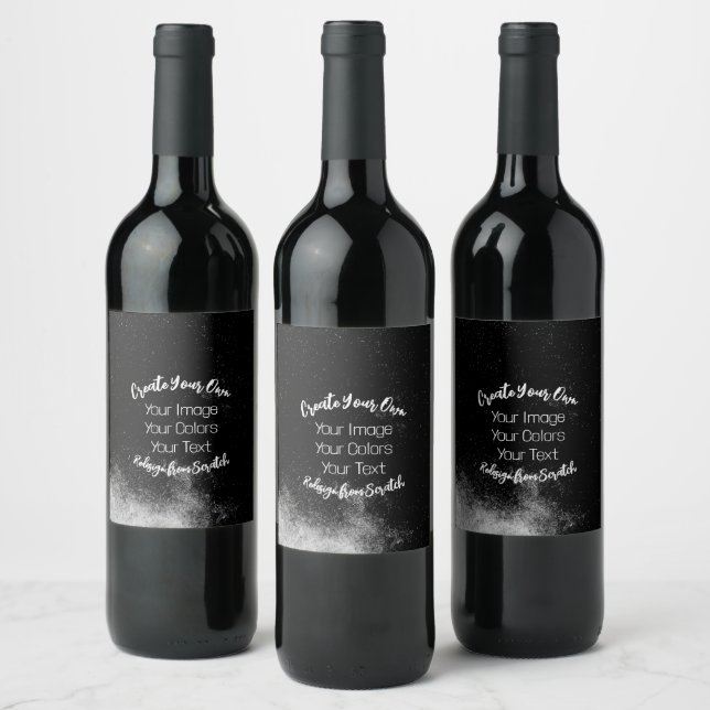 Create Your Own Customized Wine Label (Bottles)
